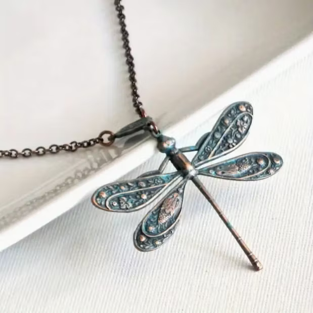 Aoaome Retro Bohemian Style Dragonfly Necklaces