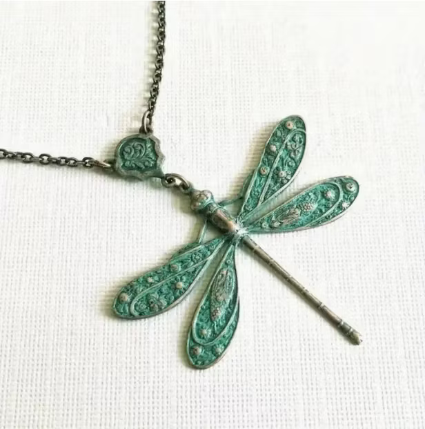 Aoaome Retro Bohemian Style Dragonfly Necklaces