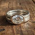 Aoaome Retro Style Oval Rhinestone Rings