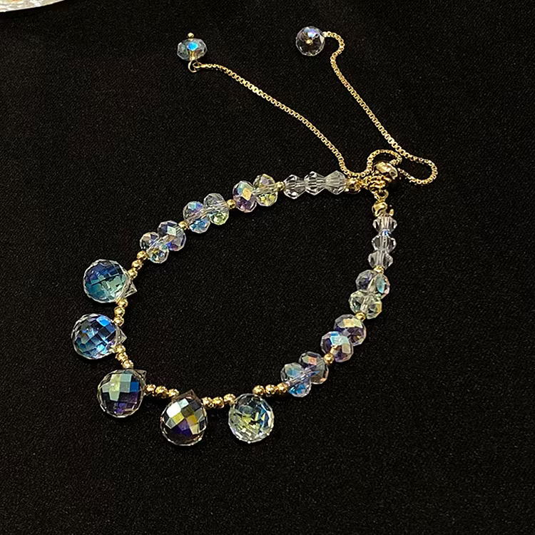 Aoaome Sparkling Sweet Crystal Adjustable Bracelets