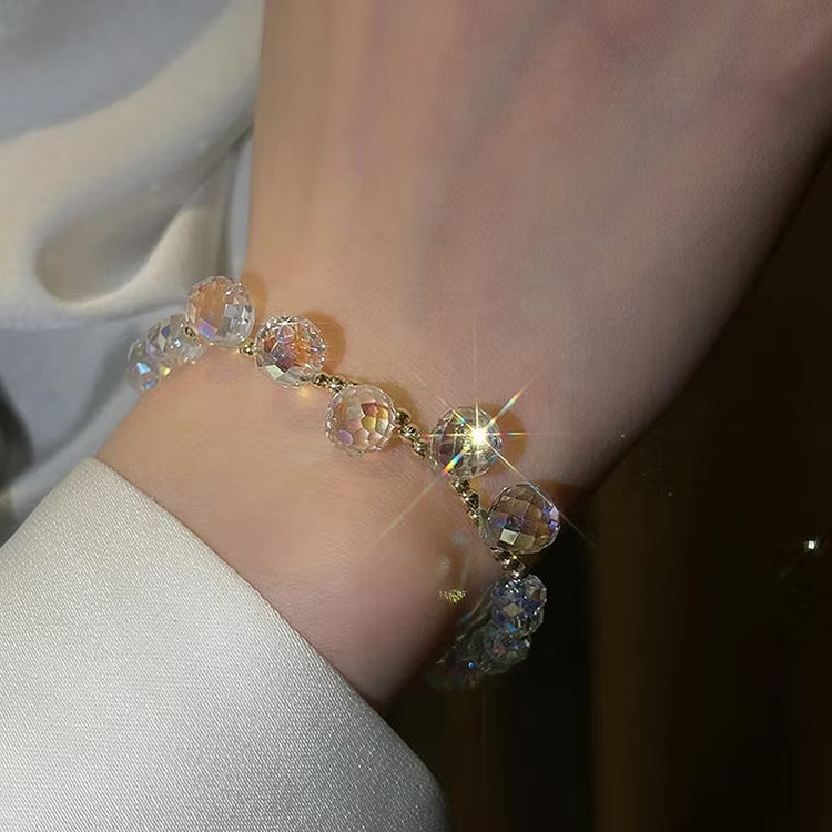 Aoaome Sparkling Sweet Crystal Adjustable Bracelets