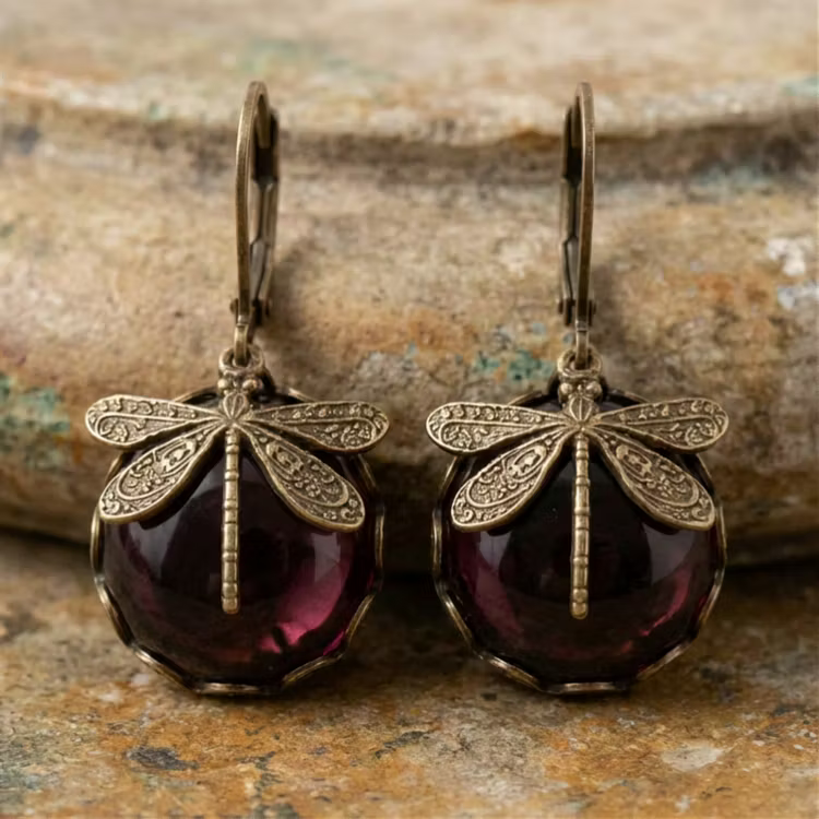 Aoaome Spherical Dragonfly Earrings