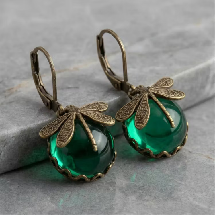 Aoaome Spherical Dragonfly Earrings
