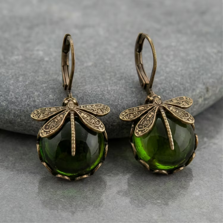 Aoaome Spherical Dragonfly Earrings