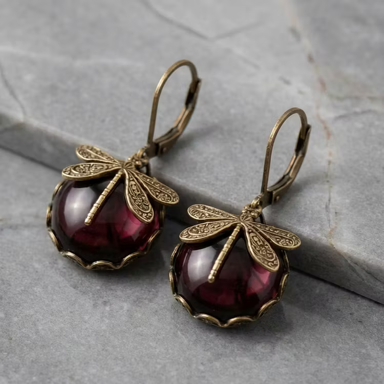 Aoaome Spherical Dragonfly Earrings