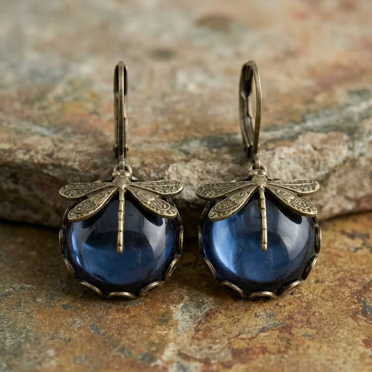 Aoaome Spherical Dragonfly Earrings