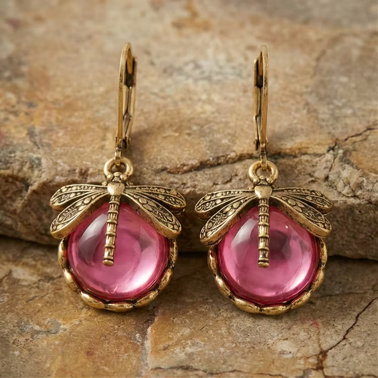 Aoaome Spherical Dragonfly Earrings