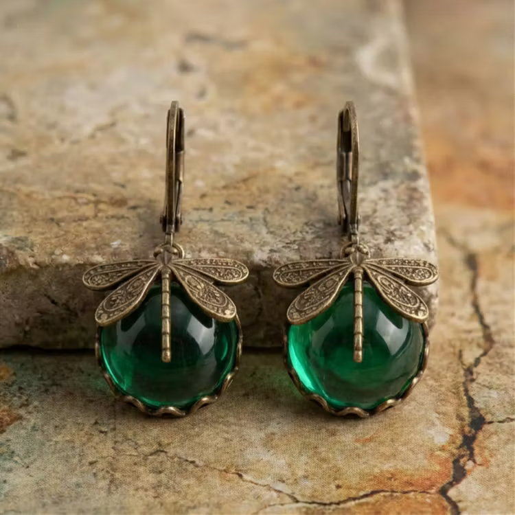 Aoaome Spherical Dragonfly Earrings