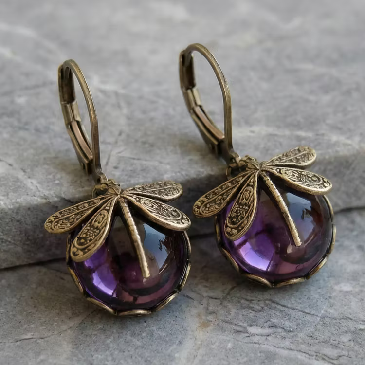 Aoaome Spherical Dragonfly Earrings