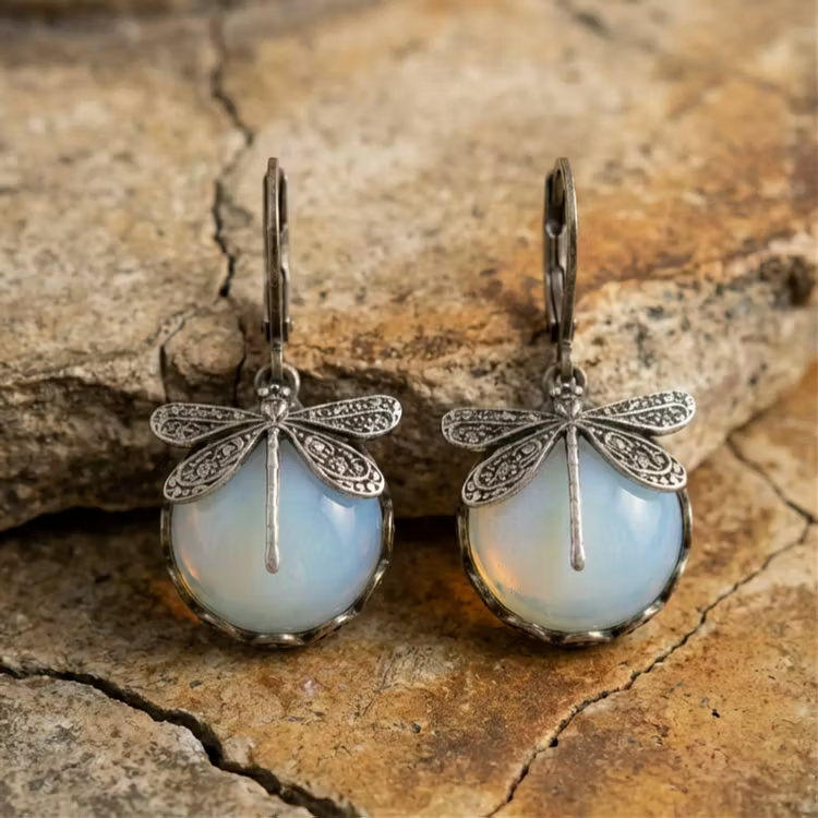 Aoaome Spherical Dragonfly Earrings
