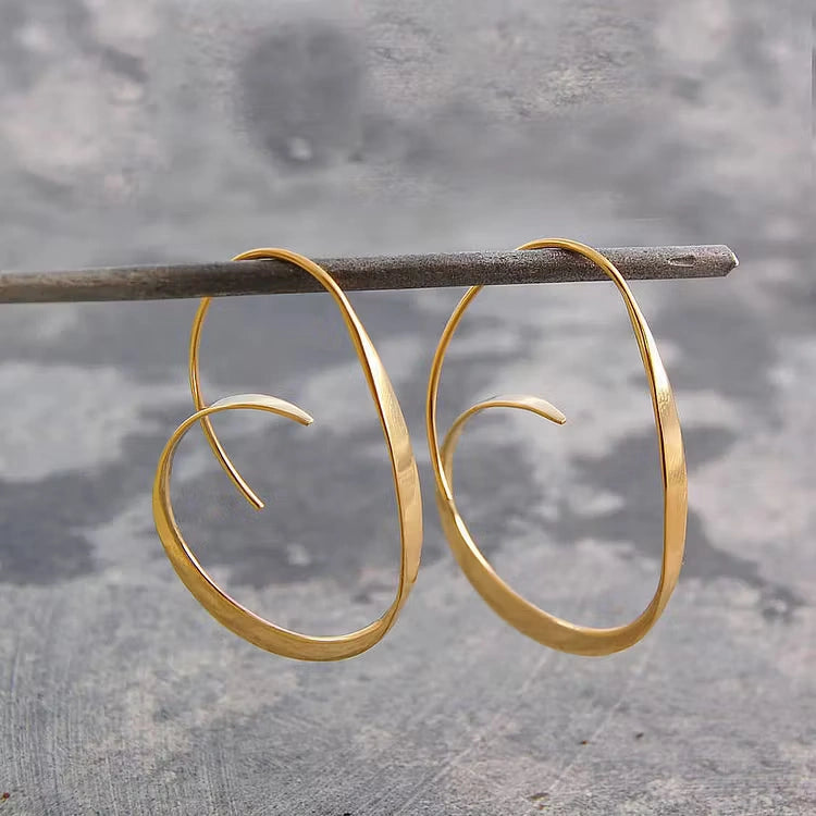 Aoaome Spiral Shaped Earrings