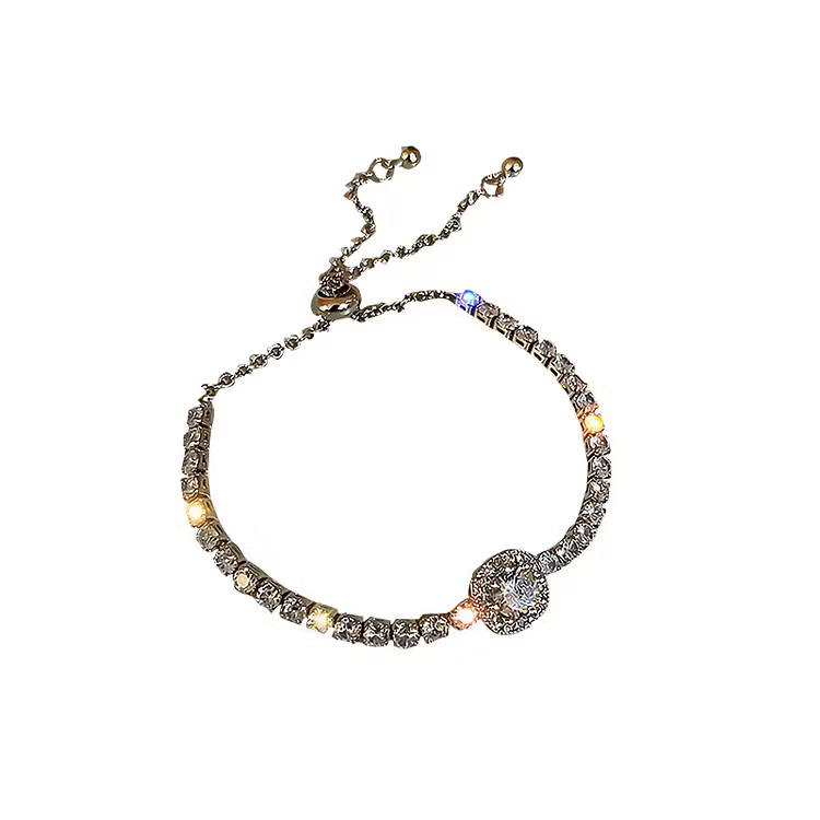 Aoaome Square Diamond Studded Bracelets