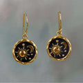 Aoaome Sun Moon Boho Earrings
