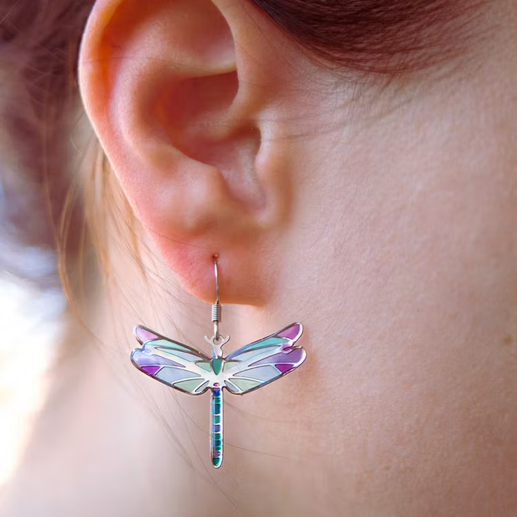 Aoaome Unique Cute Dragonfly Fairy Earrings