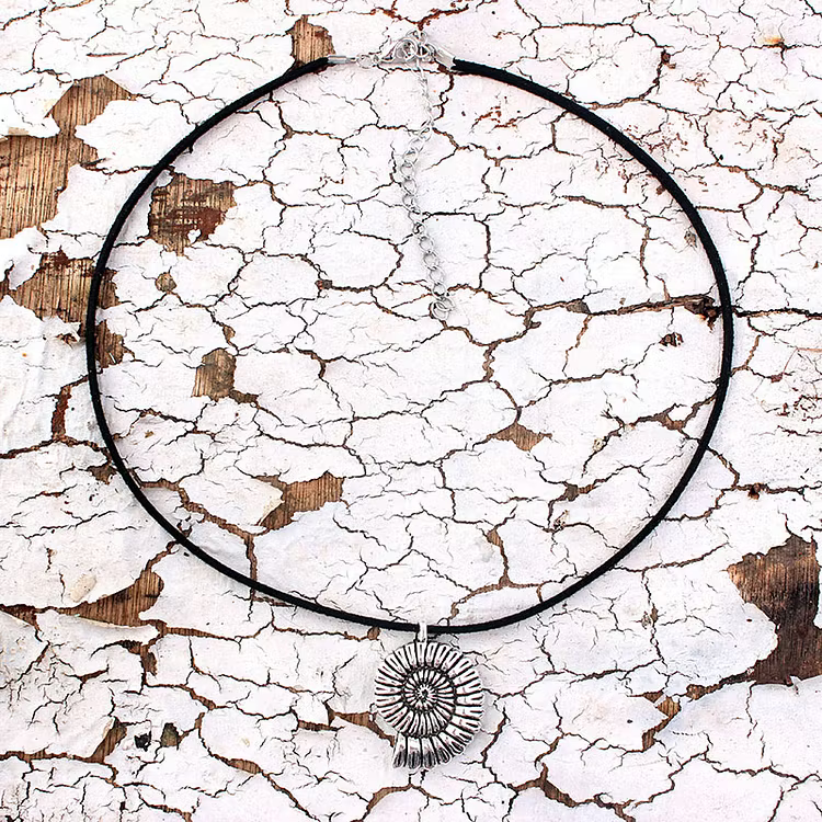 Aoaome Velvet Rope Large Conch Infinite Pattern Necklaces