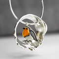 Aoaome Vintage Bird Hollow Pendant Necklaces