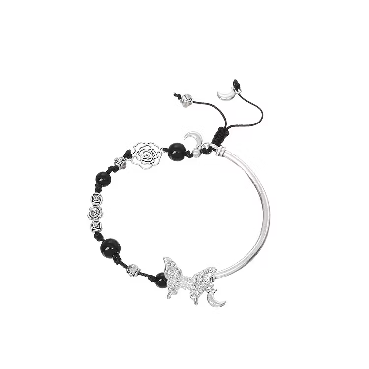 Aoaome Vintage Butterfly Diamond Bracelets
