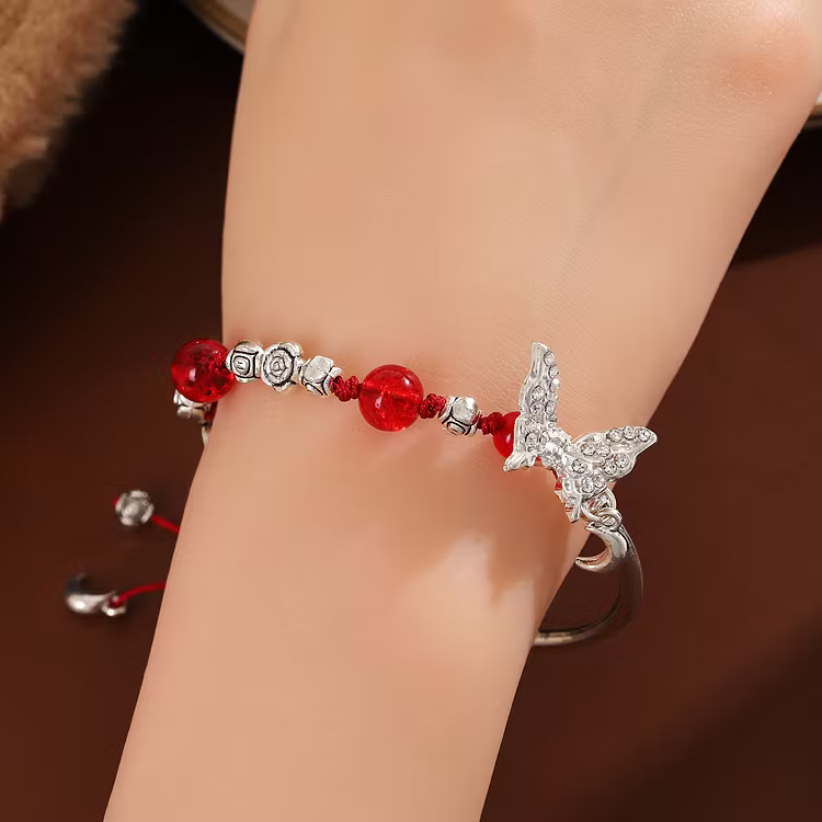 Aoaome Vintage Butterfly Diamond Bracelets