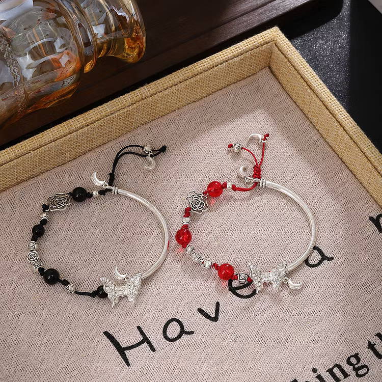 Aoaome Vintage Butterfly Diamond Bracelets