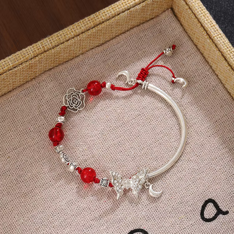 Aoaome Vintage Butterfly Diamond Bracelets
