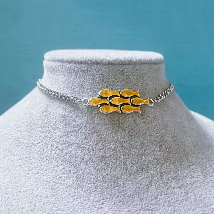 Aoaome Vintage Chic Small Fish Group Bracelets