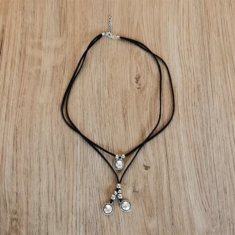 Aoaome Vintage Double Layer Necklaces