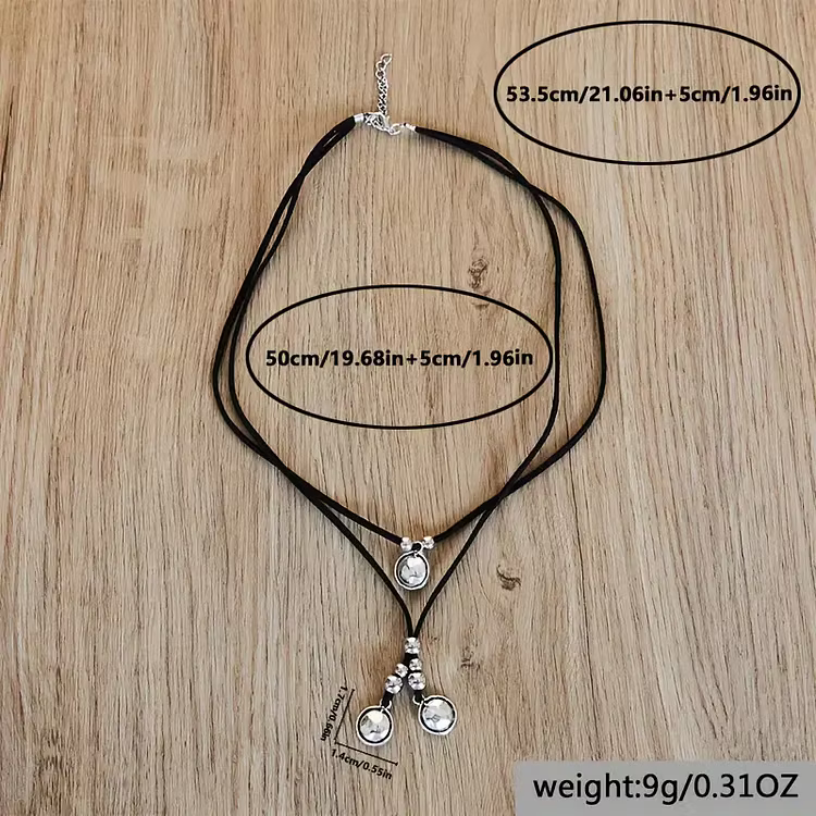 Aoaome Vintage Double Layer Necklaces