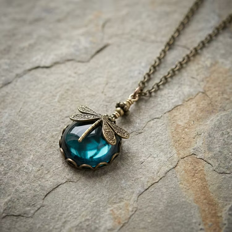 Aoaome Vintage Dragonfly Necklaces
