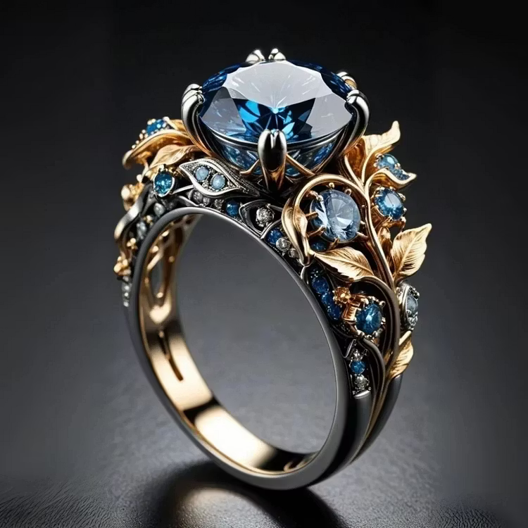 Aoaome Vintage Fashion Vine Diamond Set Rings
