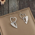 Aoaome Vintage Hollow Heart Dangle Earrings