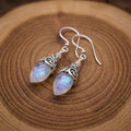 Aoaome Vintage Moonstone Drop Earrings