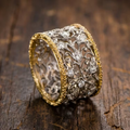 Aoaome Vintage Zirconia Ivy Rings