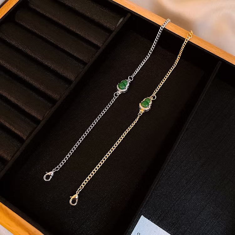 Aoaome Zircon Resin Gourd Bracelets