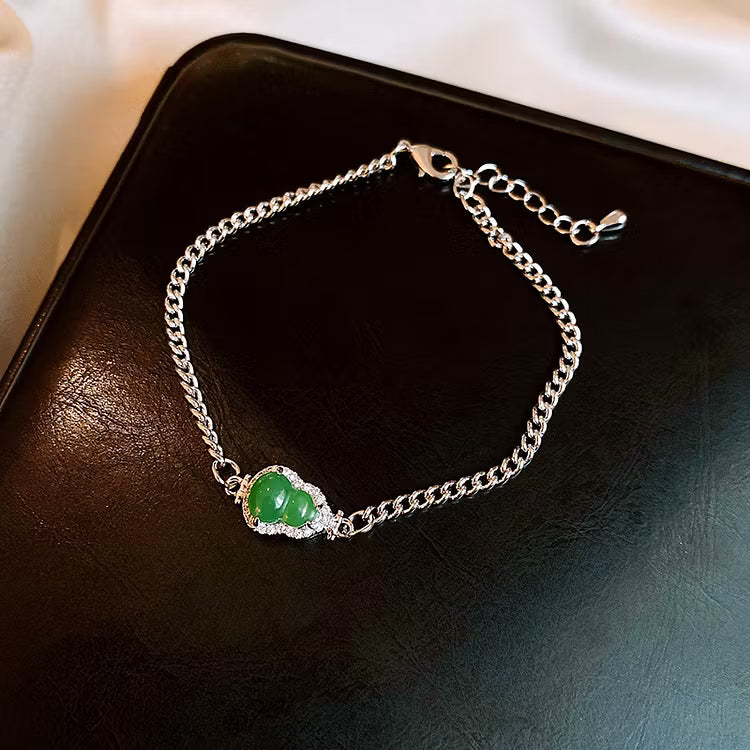 Aoaome Zircon Resin Gourd Bracelets
