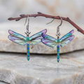 Aoaome Unique Cute Dragonfly Fairy Earrings