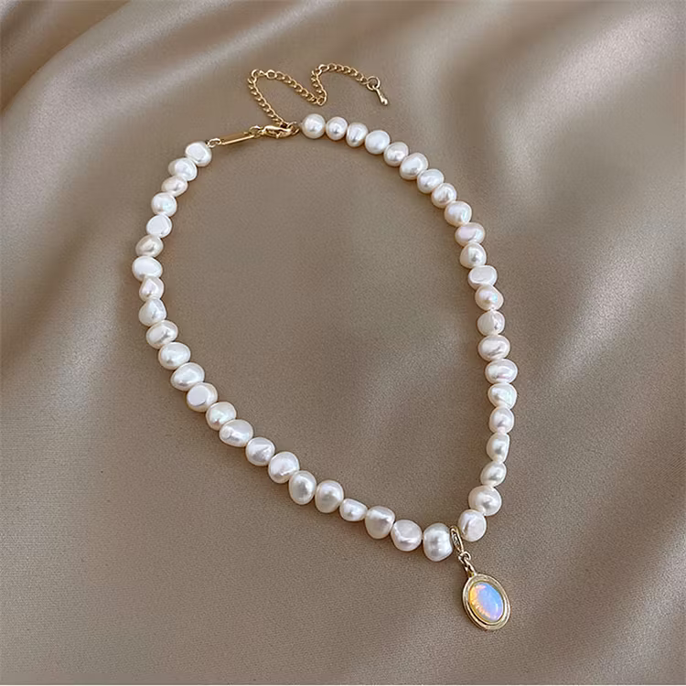 Aoaome Irregular Pearl Necklaces